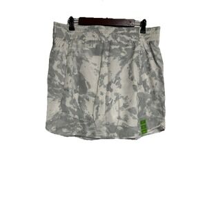 NWT Women's Large RBX Skirt Skort White Gray Golf Pull On Athletic Camo